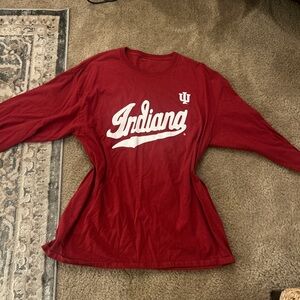 Indiana University Red Long Sleeve Shirt